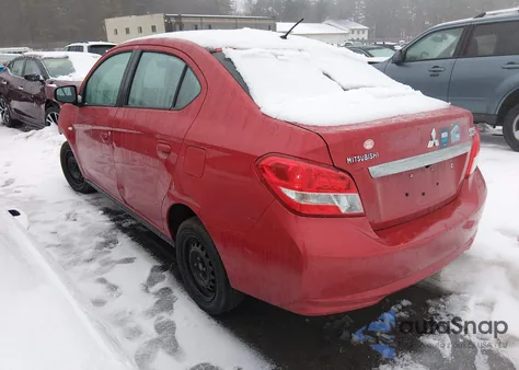 2019 Mitsubishi Mirage G4 Es из США, поврежденный, VIN ML32F3FJ3KHF06196